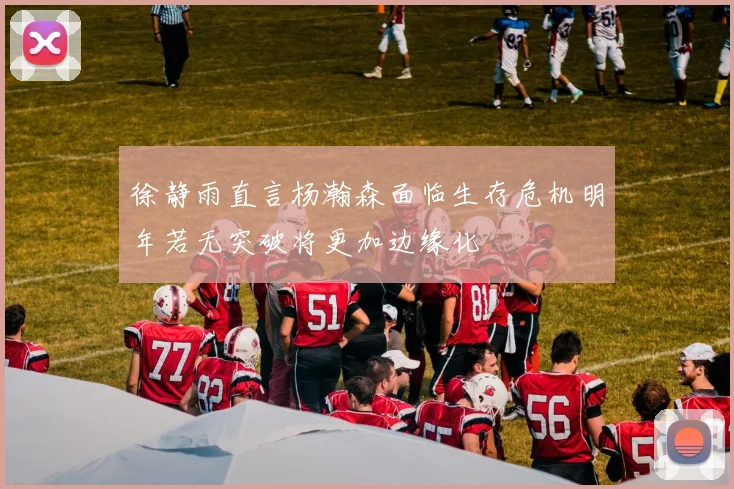徐静雨直言杨瀚森面临生存危机明年若无突破将更加边缘化